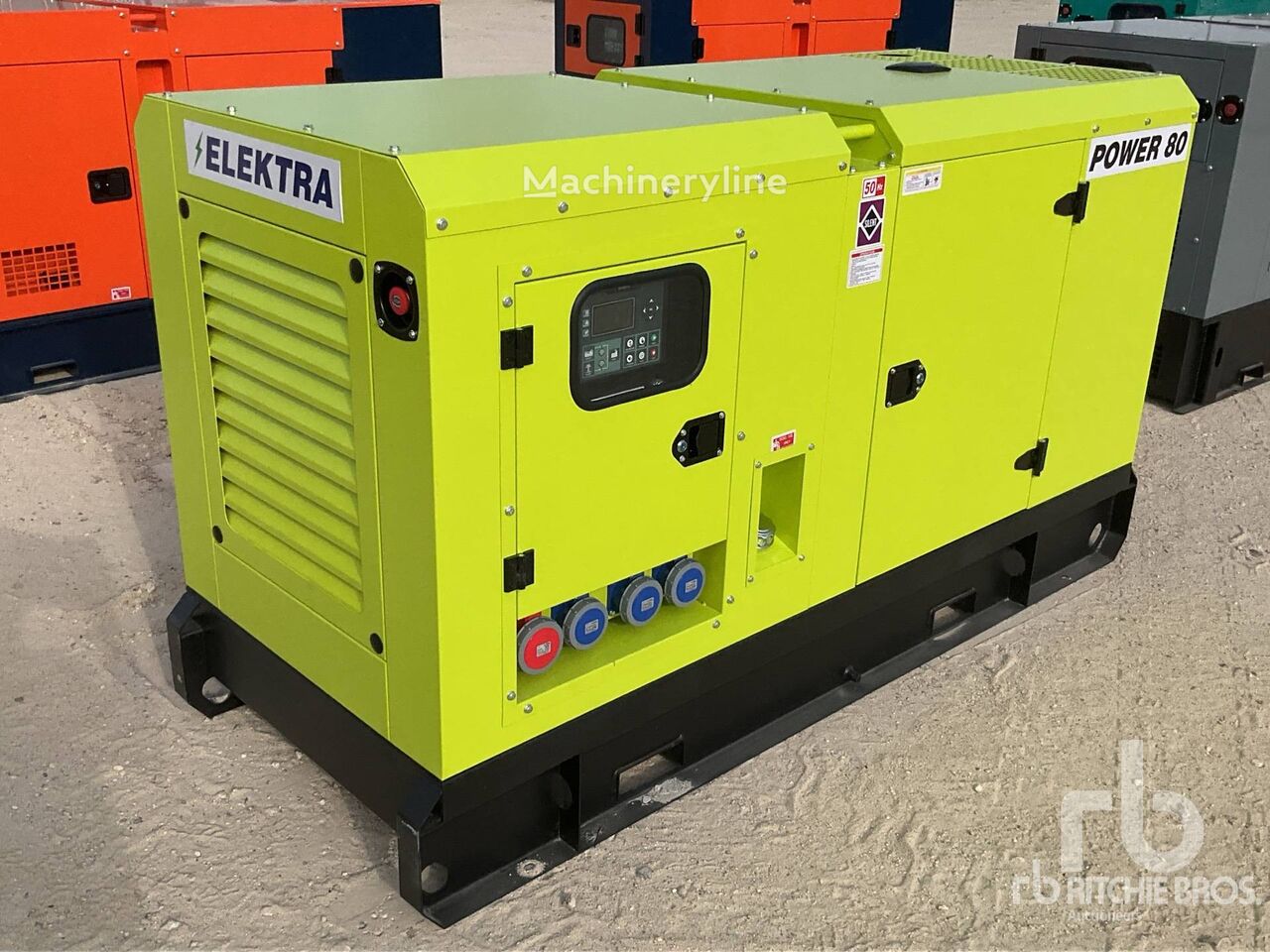 другой генератор Elektra EL80 80 kVA Skid-Mounted (Unused)