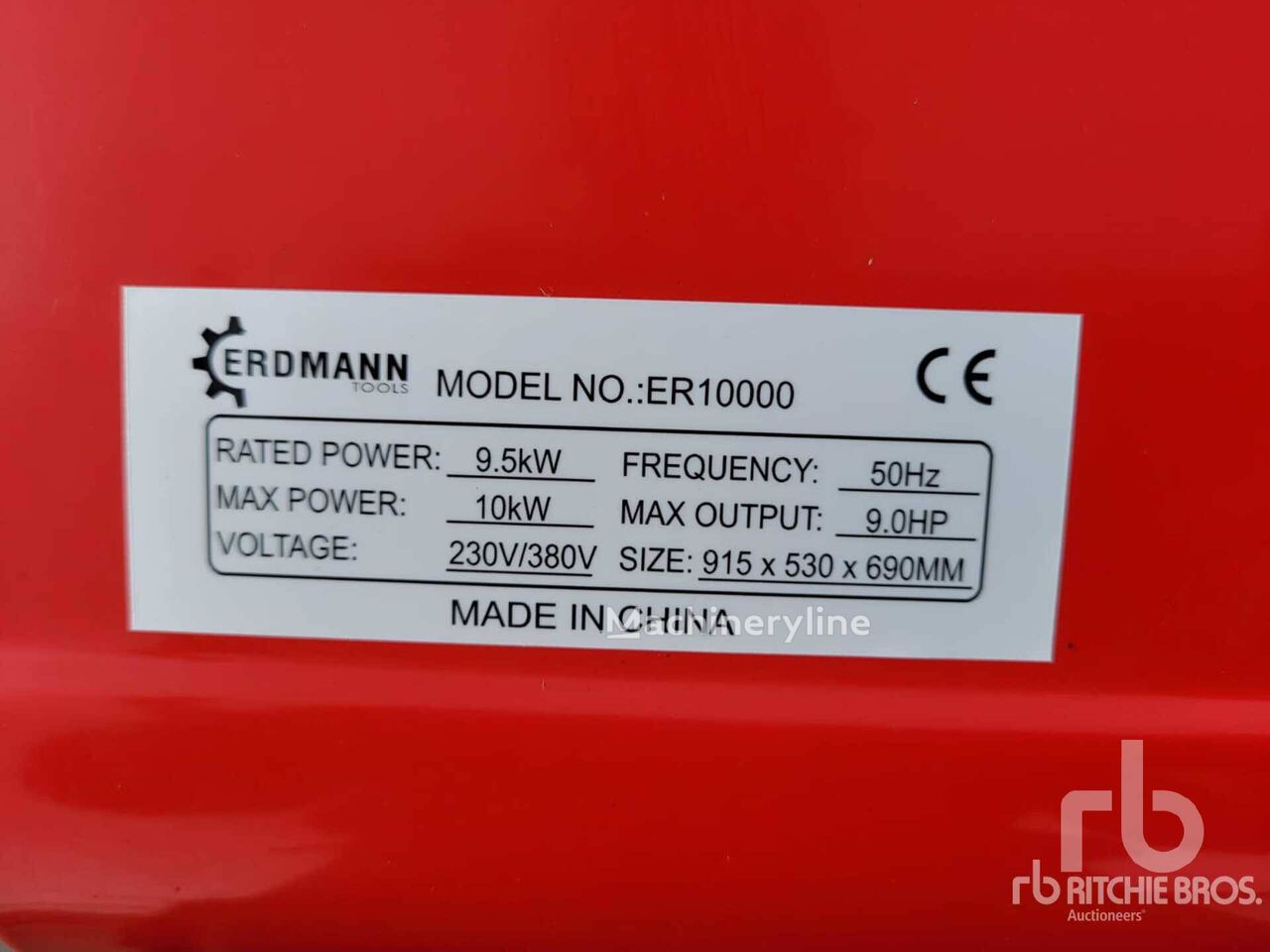 Erdmann ER10000 12KVA (Unused) andere Stromgenerator