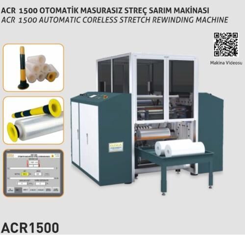 другое упаковочное оборудование ACR 1500 AUTOMATIC CORELESS STRECH REWINDING  MACHINE