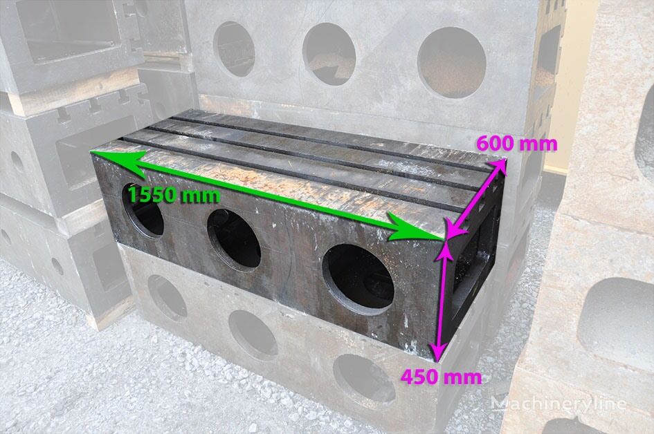 alte ataşamente de sudare Clamping bloc 1550 x 600 x 450 mm