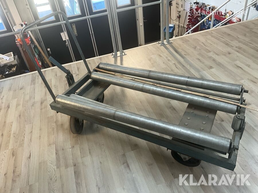 другое деревообрабатывающее оборудование Plåtvagga 1250mm rulle 4-axlar på