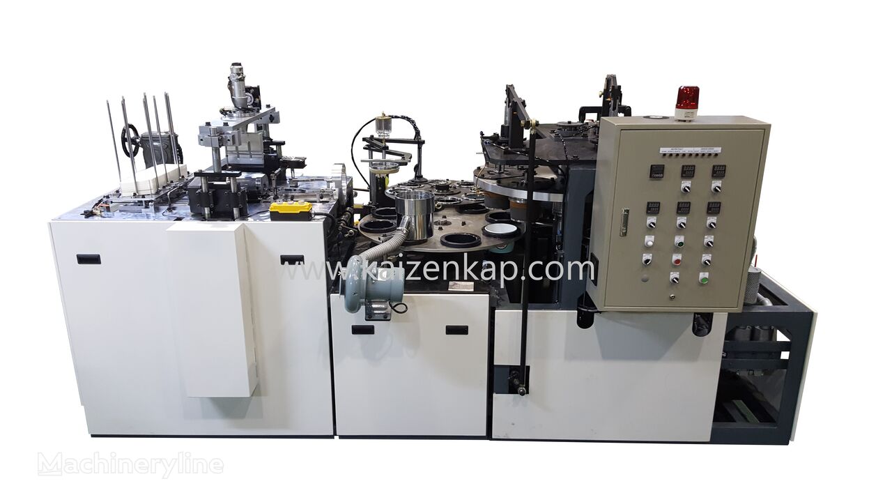 new Kaizenkap Kağıt Salata Kasesi Üretim Makinesi paper cup making machine