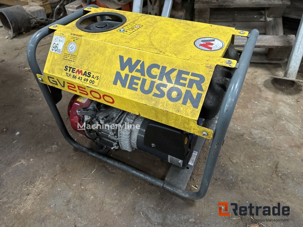 Wacker Neuson Gv2500 benzingenerator