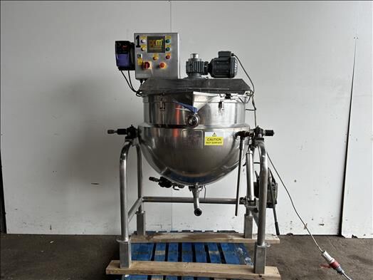 Giusti 375L mixing kettle planetary mixer