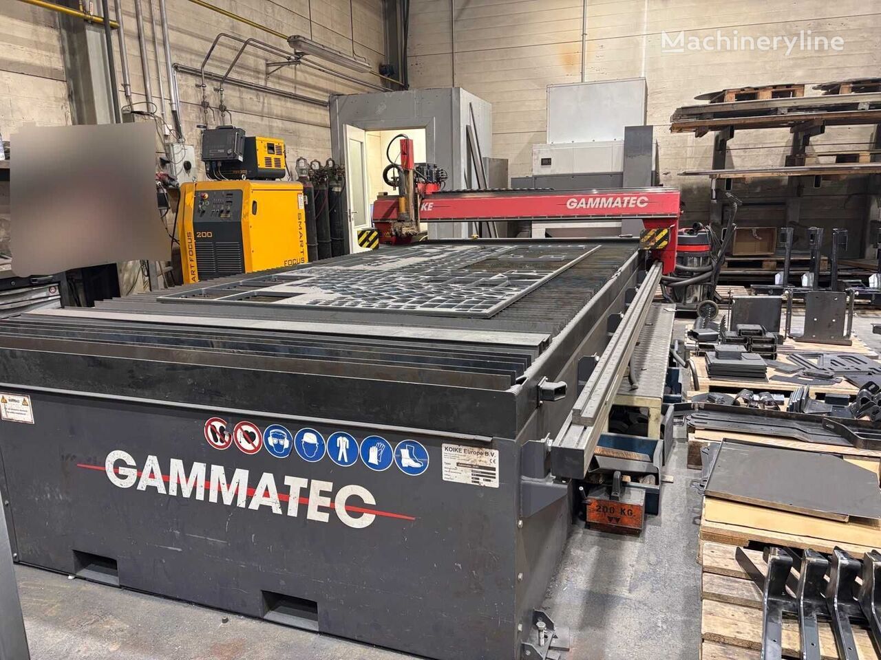 Koike Plasma cutting machine Koike Gammatec GT 2040 plasmaleikkauskone