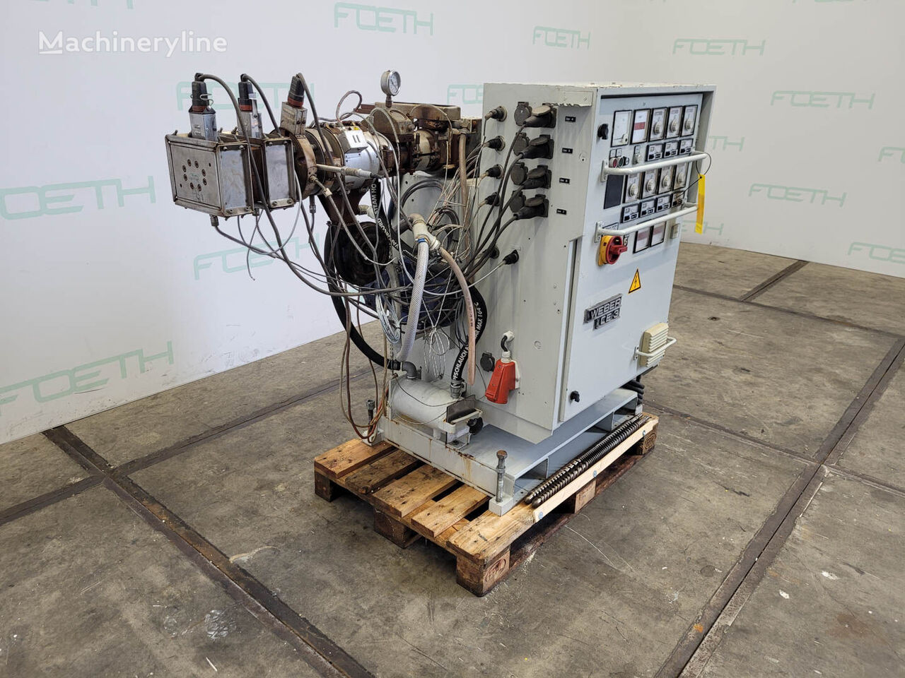 Weber CE-03 - Double screw extruder plastic extruder