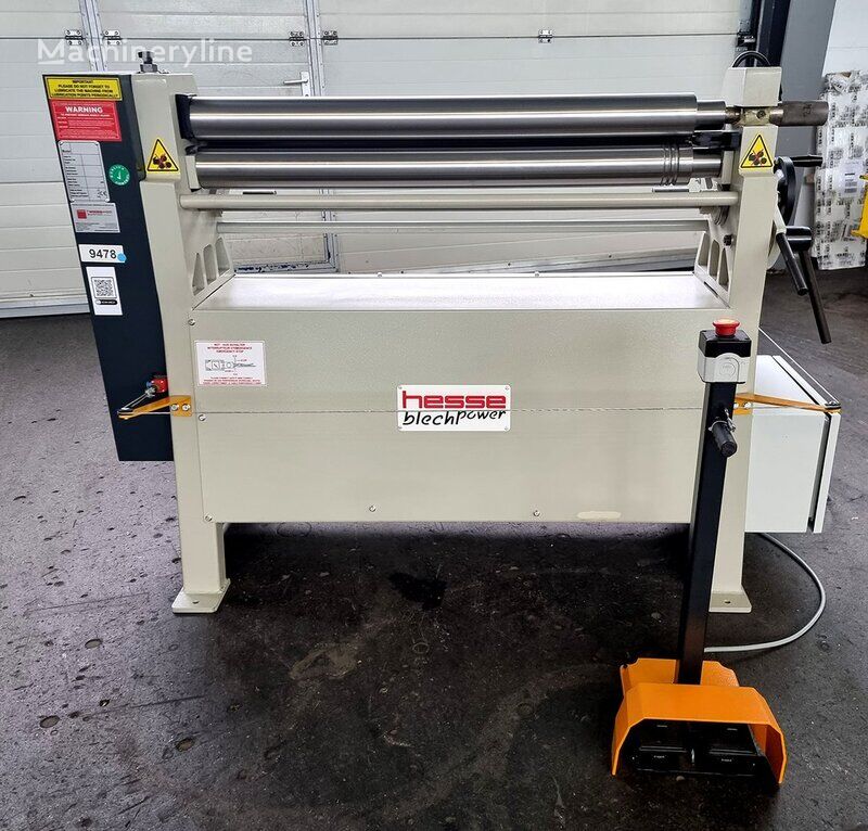 New HESSE by ISITAN RM 1050 x 90 plate rolling machine - Machineryline