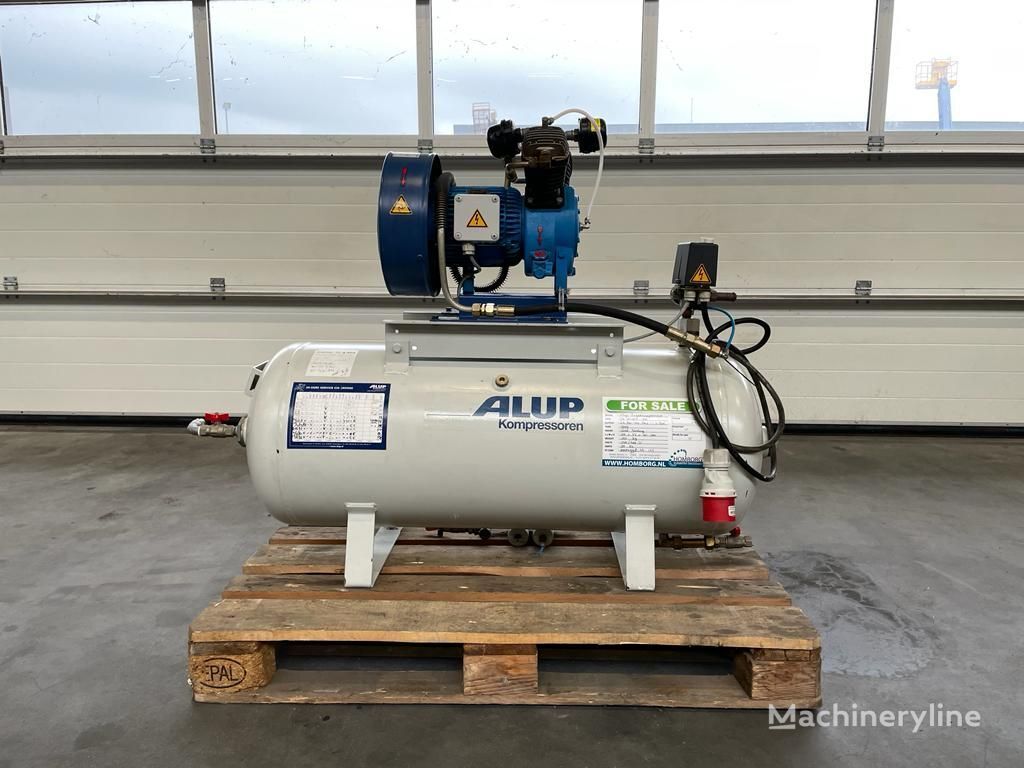 Alup 2.2 kW 240 L / min 10 Bar Elektrische Zuigercompressor op ketel compresor portátil