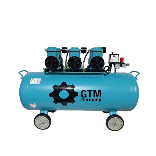 новый переносной компрессор GTM 120L 550l/min Oil-free air compressor GTM MT S