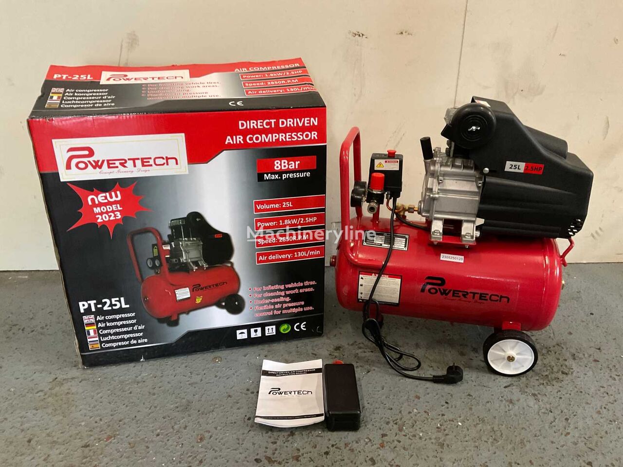 PowerTech PT-25L portable compressor