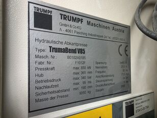 Trumpf TrumaBend V85S press brake for sale - Image 12 | Machineryline ZW Trumpf TrumaBend V85S press brake | Image 12 - Machineryline
