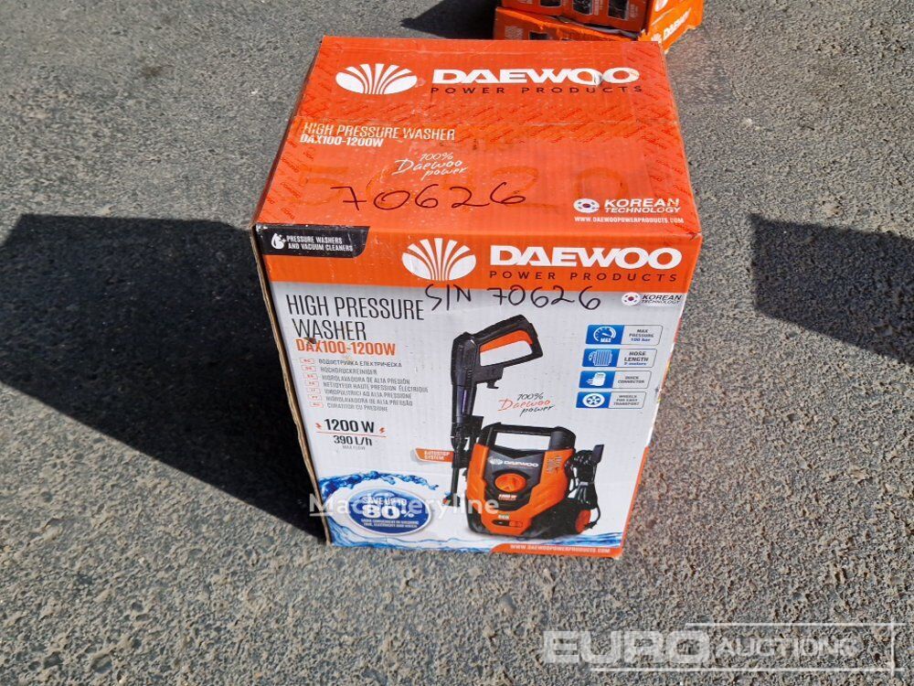 Купить мойку высокого давления Daewoo DAX100-1200W | Machineryline GE Мойка высокого давления Daewoo DAX100-1200W - Machineryline