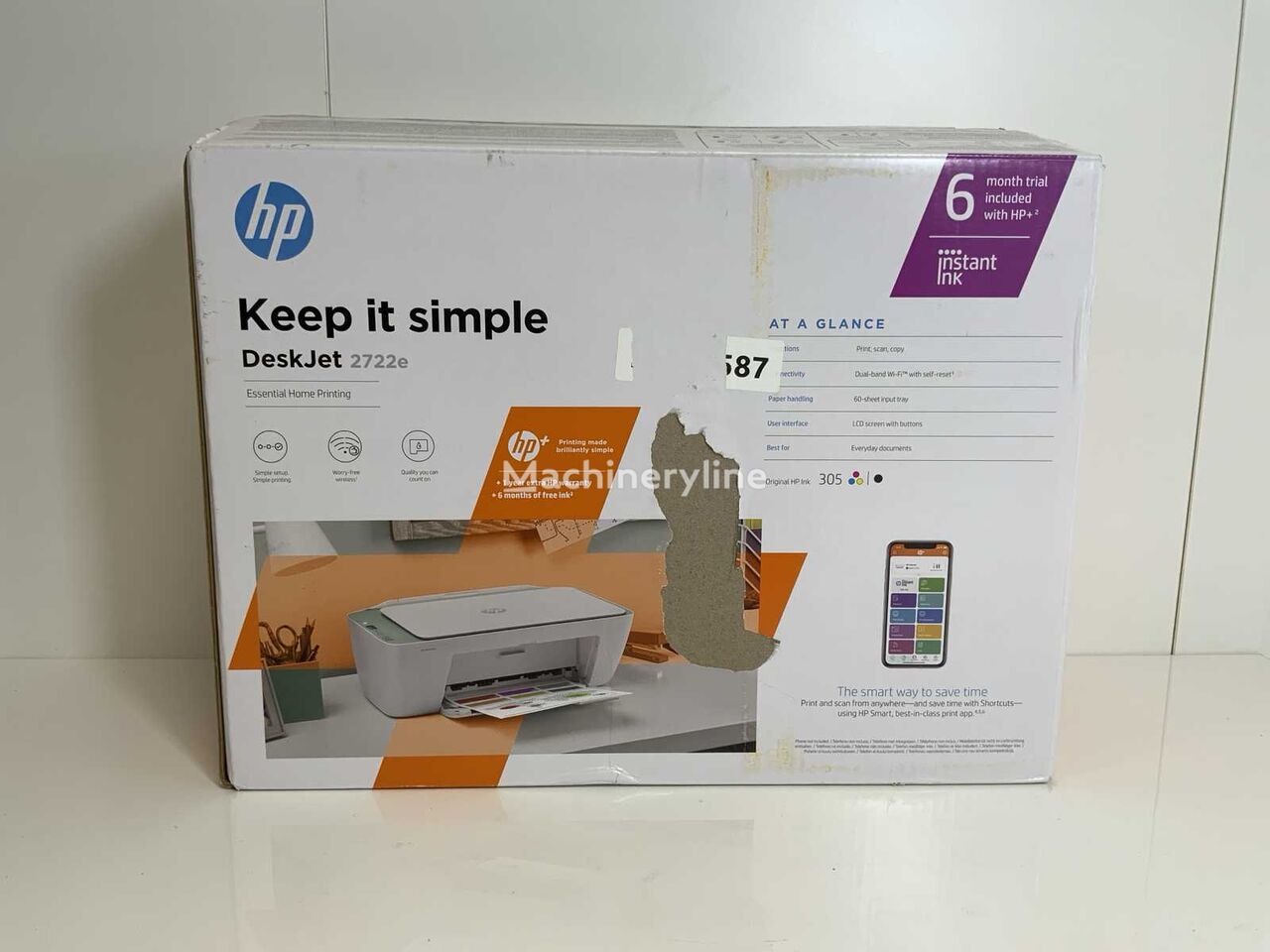 طابعة HP (2722e) DeskJet All-in-One Printer (New)