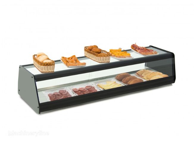 Vitrine neutra de 10 GN 1/3 refrigerated display case