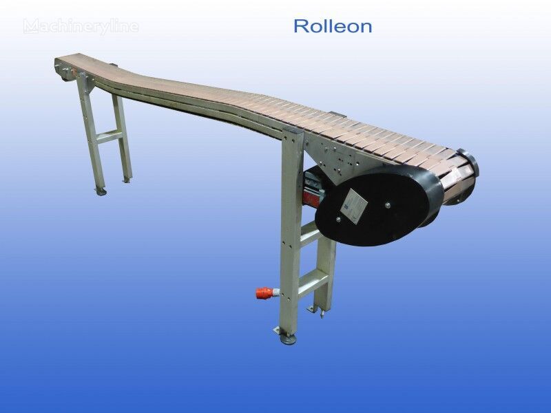 new Rolleon Opvoerband schuin gebruikt 20 cm Morskate Aandrijvingen BV roller conveyor