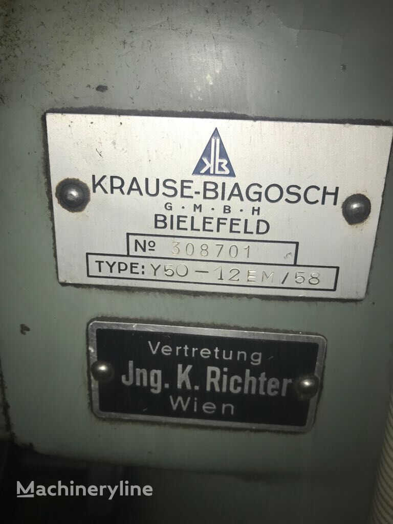 rotogravure printing machine Krause Biagosch Y50-12EM58