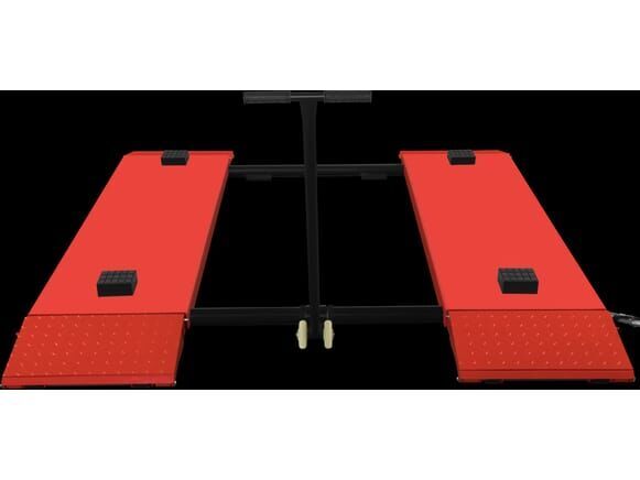 Kraft & Dele ÉLÉVATEUR DE VOITURE AUTOMATIQUE À CISEAUX 3T5 400 V elevador de coche de tijera - Machineryline