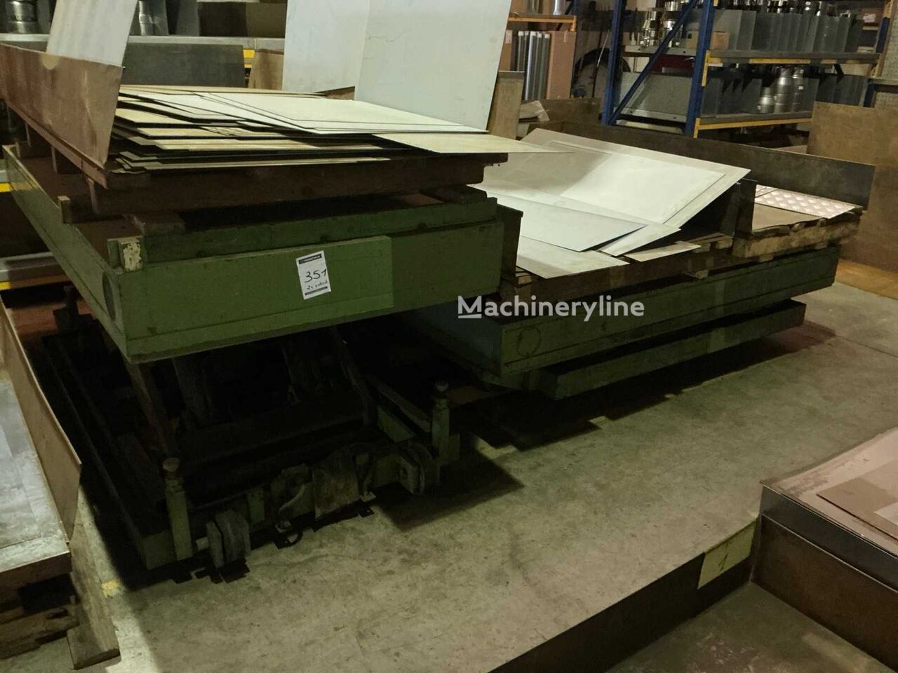 Автоподъемник ножничный Verrijdbare heftafel (2x) - Machineryline