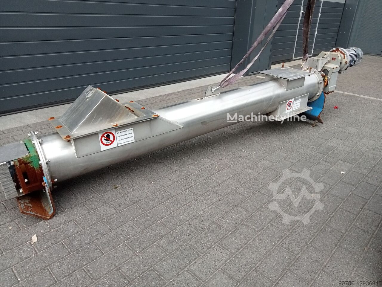 RVS pijpschroef schroeftransporteur screw conveyor