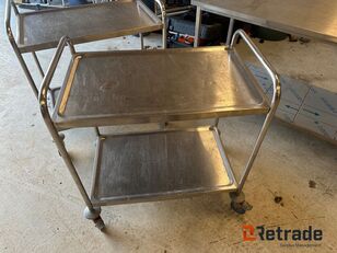 chariot de service Borde i rustfri