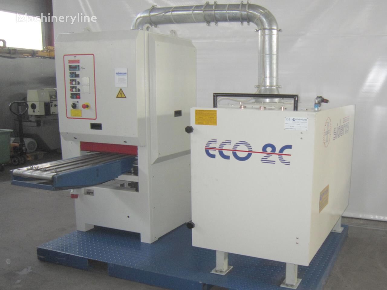 Weber TTS-D-300 + ECO2C sheet metal deburring machine