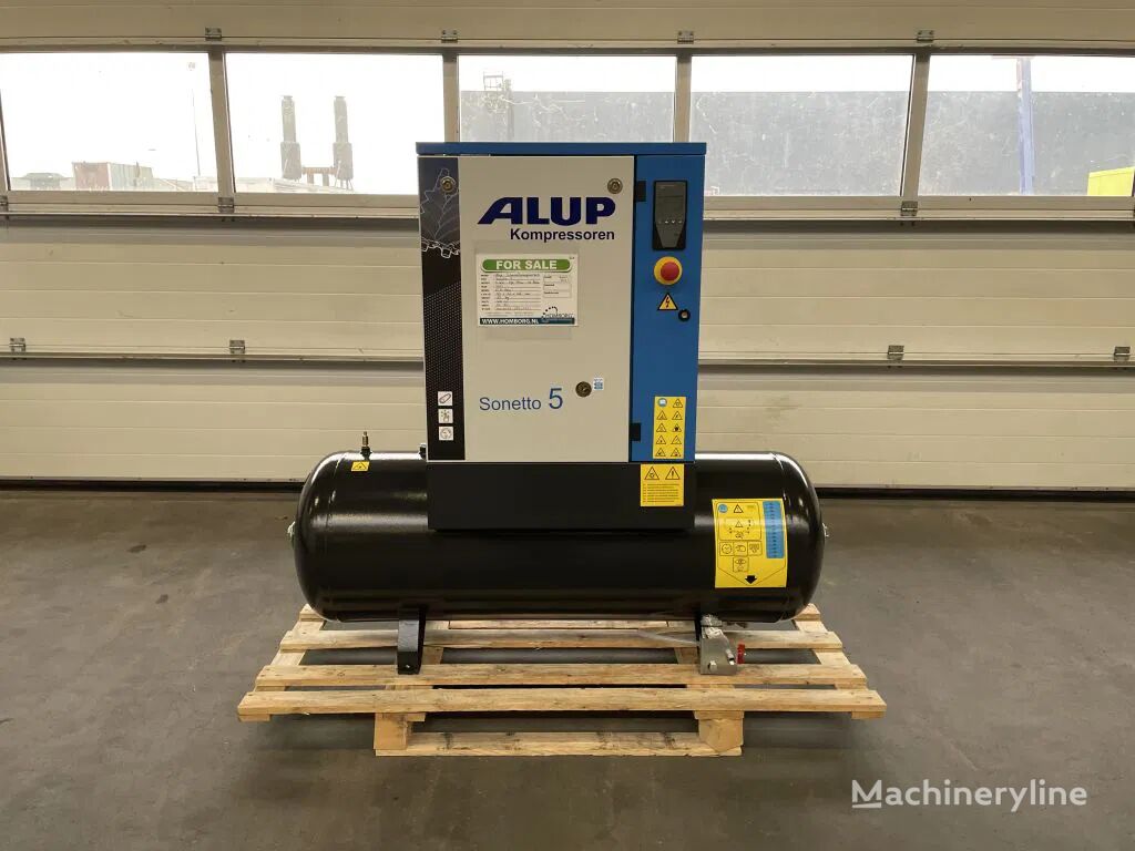 новый стационарный компрессор Alup Sonetto 5 - 200 Elektrische Schroefcompressor 4 kW 470 L/Min 10