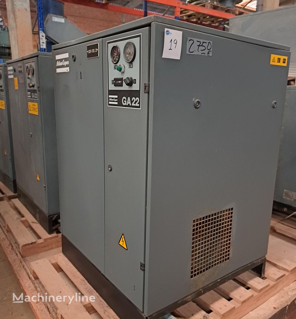 Atlas Copco GA 22 stationary compressor