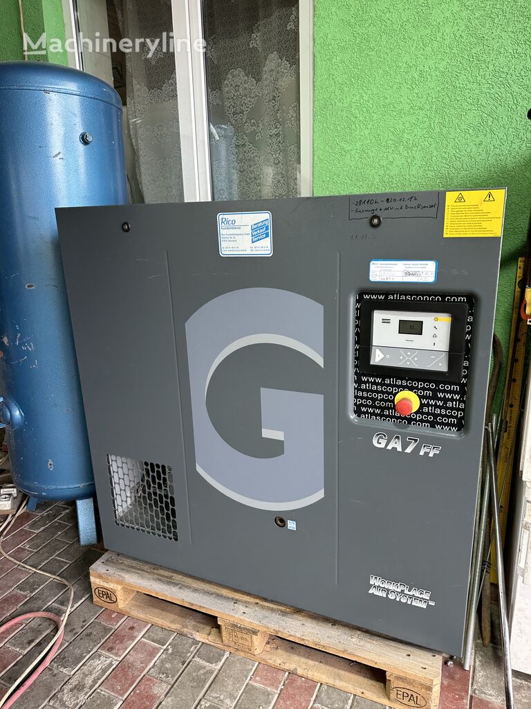 Atlas Copco GA7FF stationary compressor