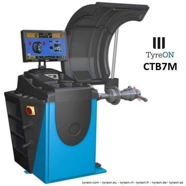 équilibreuse de roue TyreON CTB7M wheel balancing machine - 19 Inch LCD 3D monitor - 9 ALU a neuve