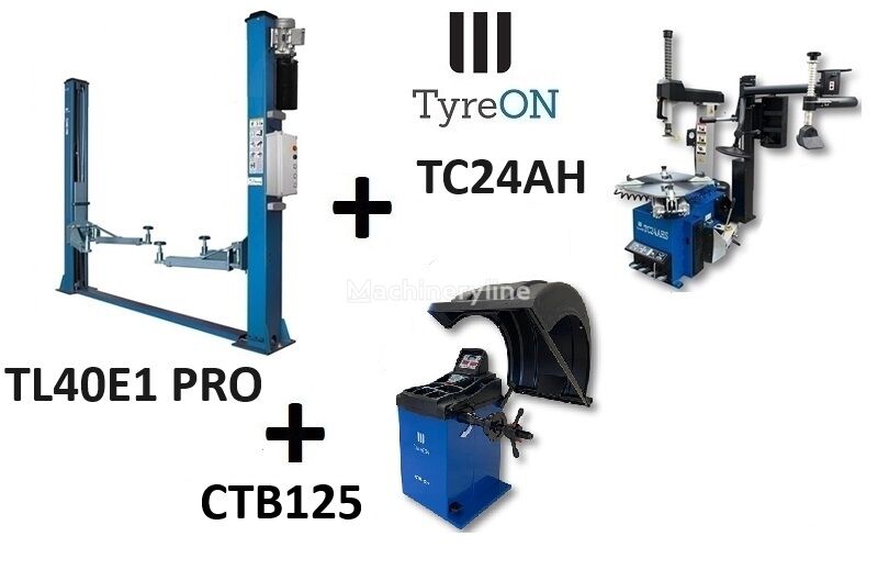 new TyreON ► TC24AH 230V 24 Inch car tyre changer with airbooster + CTB125  tire changer