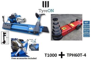 nieuw TyreON ► 2-speed 56 Inch truck tyre changer + 60T 4-stage air hydraulic vrachtwagen banden demonteer apparaat