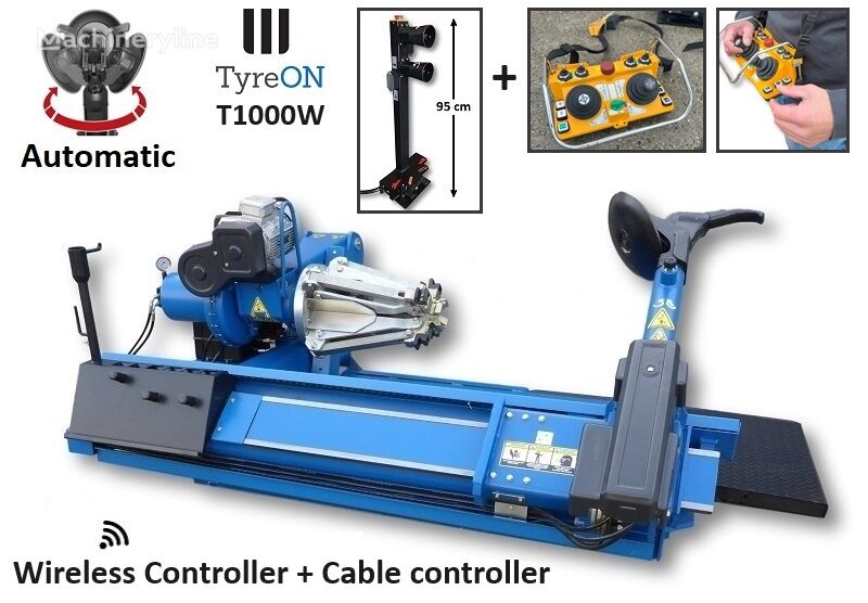 ny TyreON T1000W truck tyrechanger 56 Inch 2 mounting speeds - fully autom dekkomlegger for lastebiler