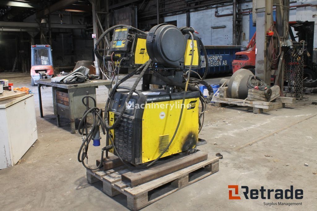 ESAB 500A MIG/MAG sveiser med duo mateverk og pendant welding machine