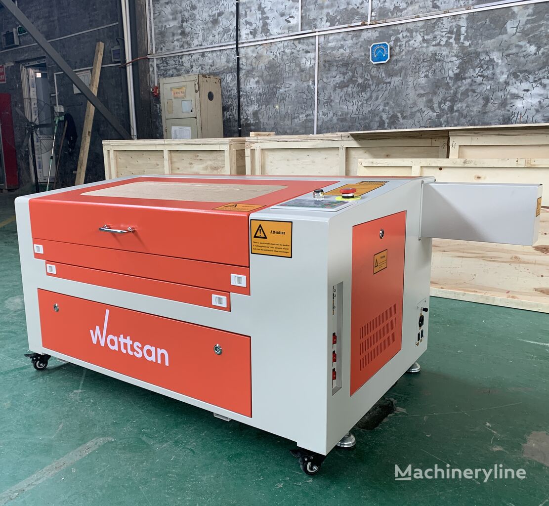 новый лазерный станок по дереву Wattsan laser cutting machine WATTSAN 6040 ST