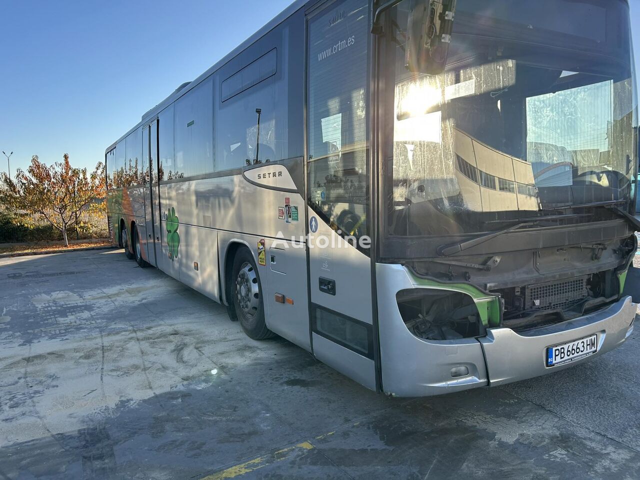 linkový autobus Setra S417 pro díly