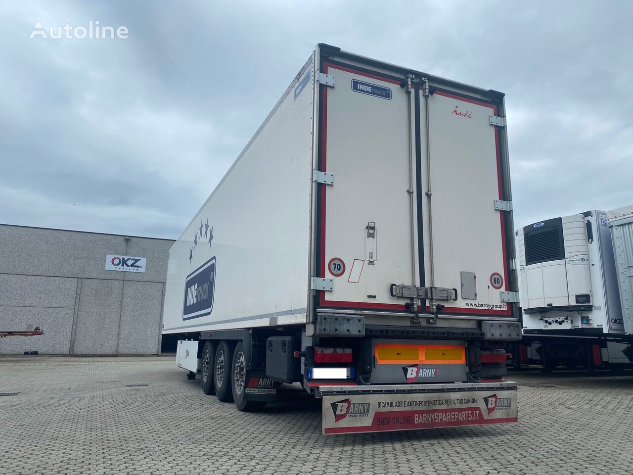 Indetruck isotherm oplegger