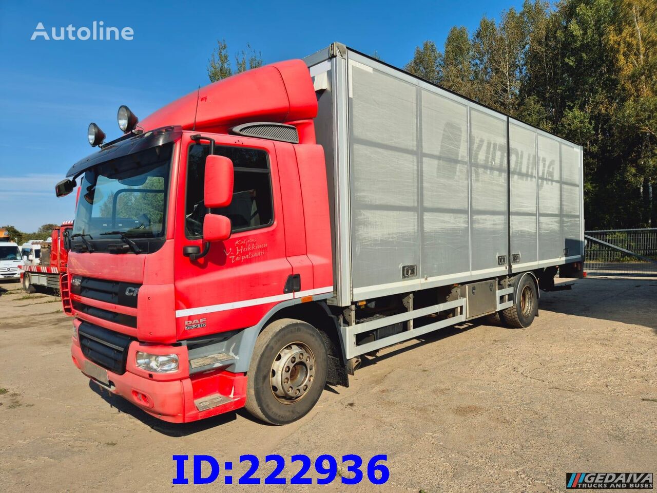 DAF CF 75.310 isothermal truck