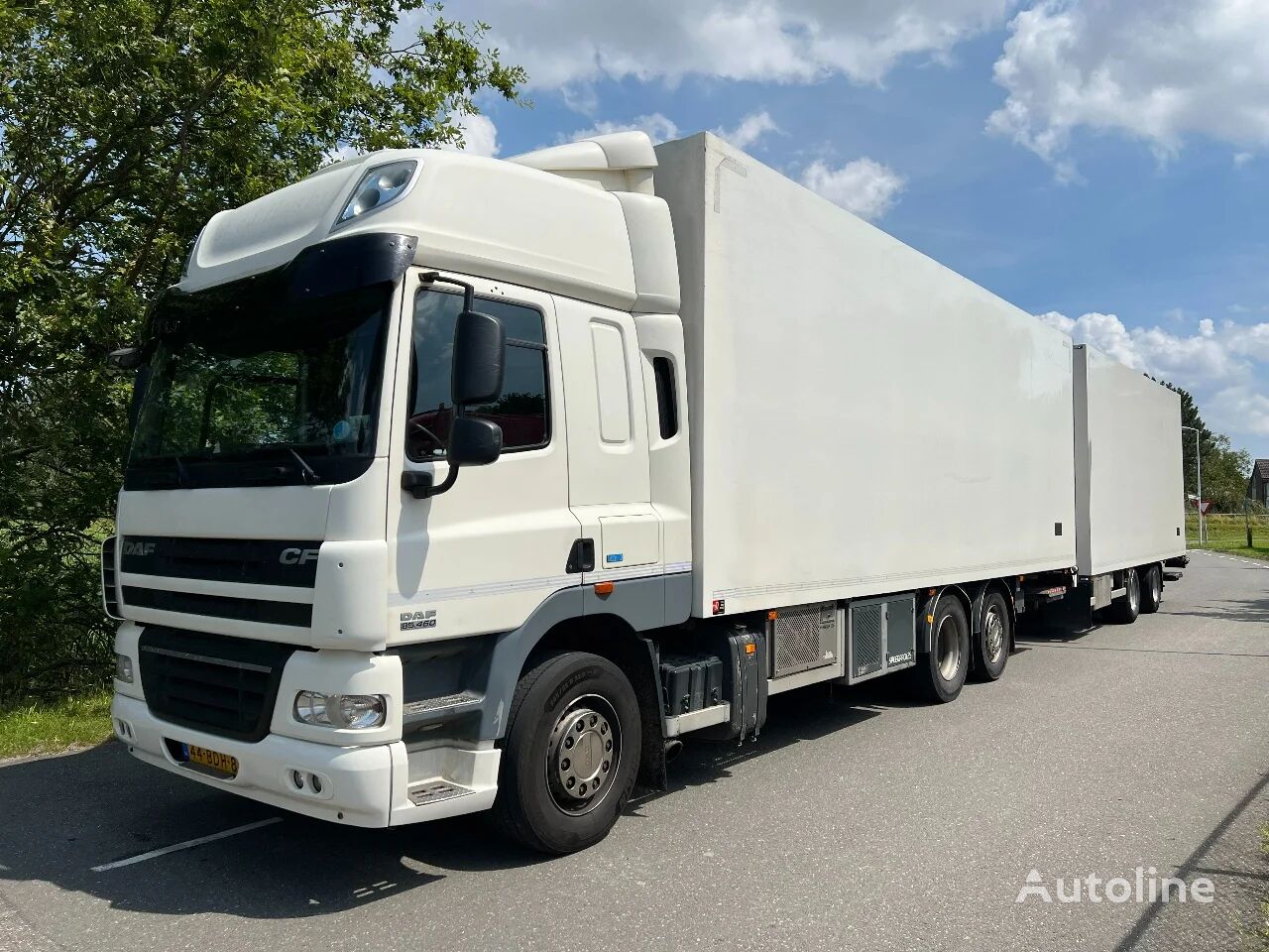 ισοθερμικό φορτηγό DAF CF 85.460 SSC Bloemen Combi Doorlader