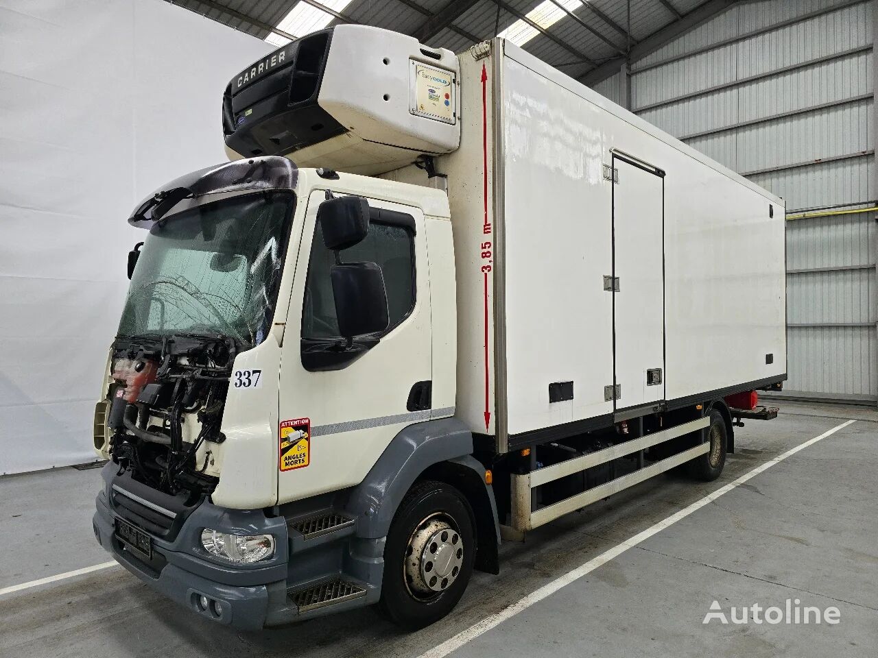 изотермический фургон DAF LF 55.220 EURO 5 / CARRIER / MULTITEMPERATUUR / DHOLLANDIA