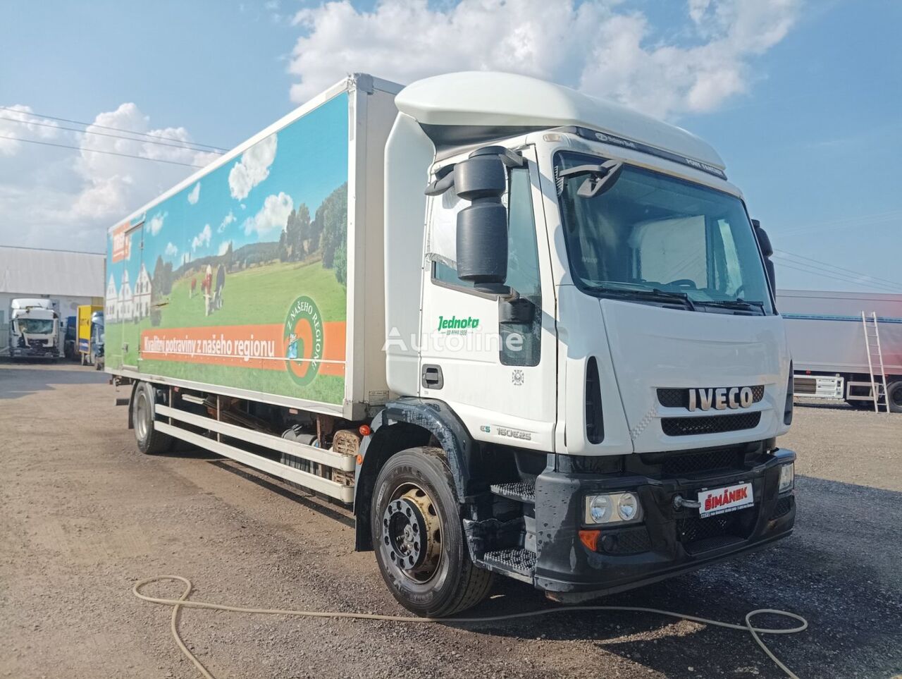 defekter IVECO EuroCrgo 190/EL25 Isotherm LKW