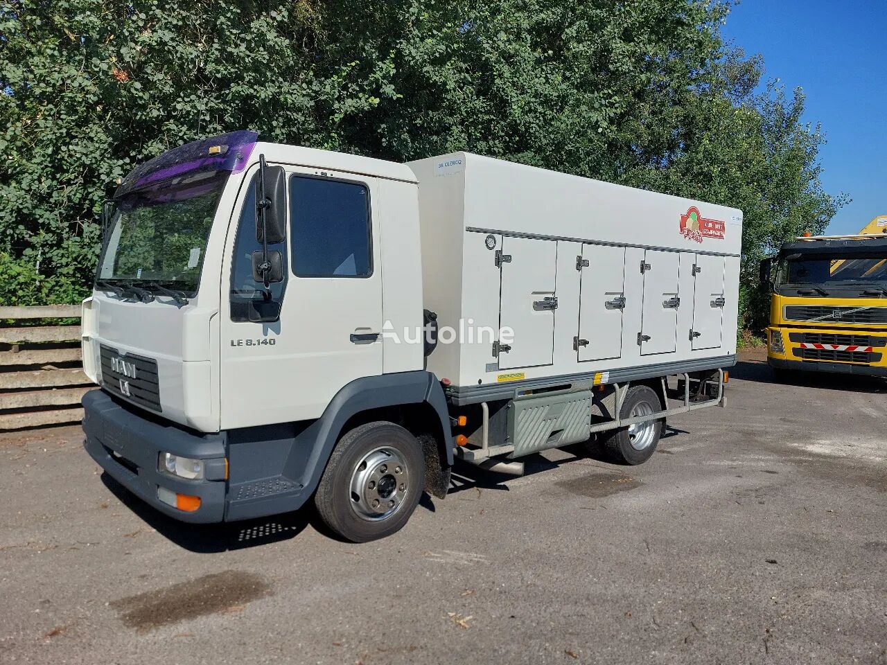 MAN LE 8.140 4x2 freezer isothermal truck