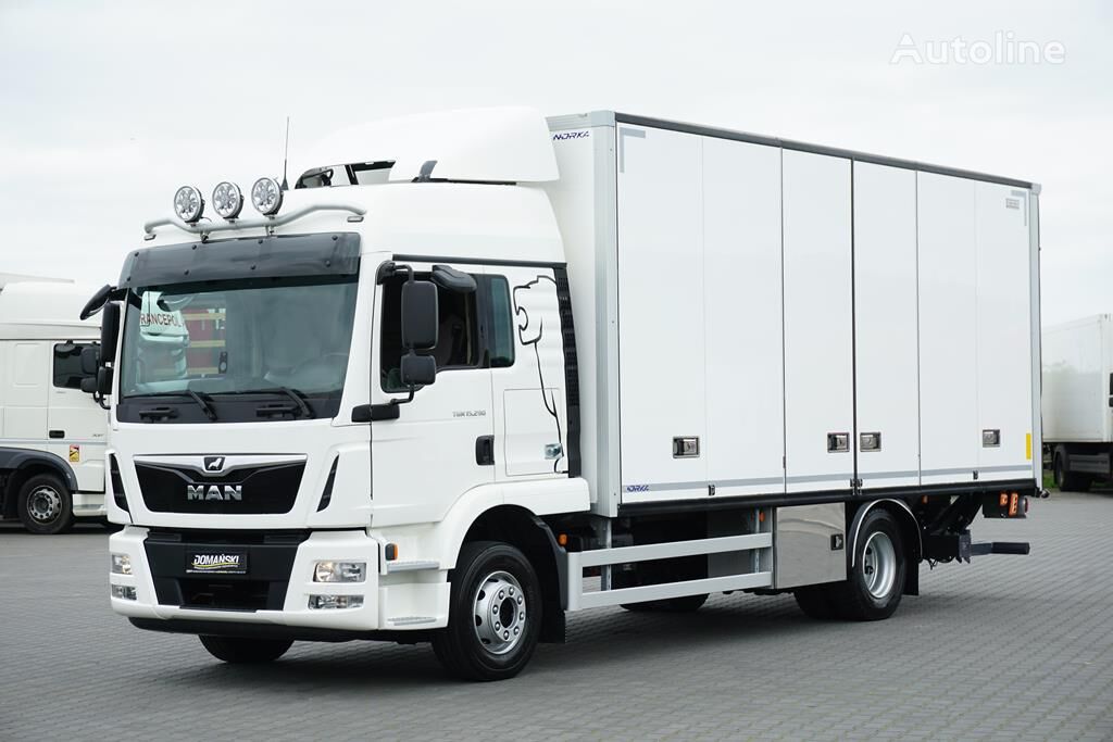 MAN TGM / 15.290 / EURO 6 / IZOTERMA + WINDA / 16 PALET isothermal truck