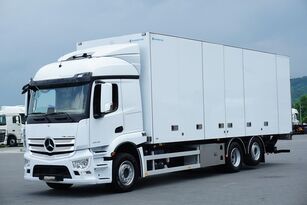 изотермический фургон Mercedes-Benz ACTROS / 2646 / EURO 6 / IZOTERMA + WINDA / 21 PALET / OŚ SKRĘTN