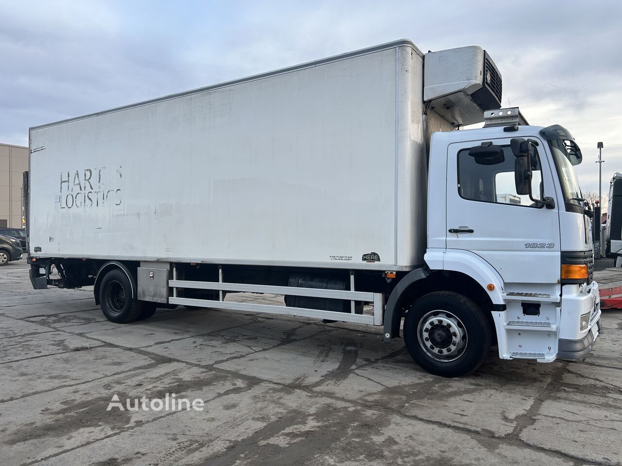 ізотермічна вантажiвка Mercedes-Benz Actros 1823 atego axor