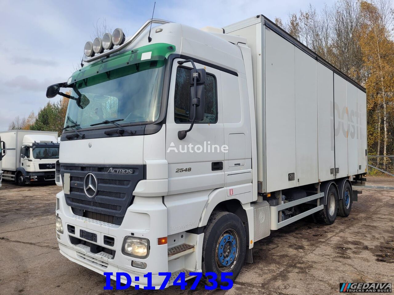 ισοθερμικό φορτηγό Mercedes-Benz Actros 2548