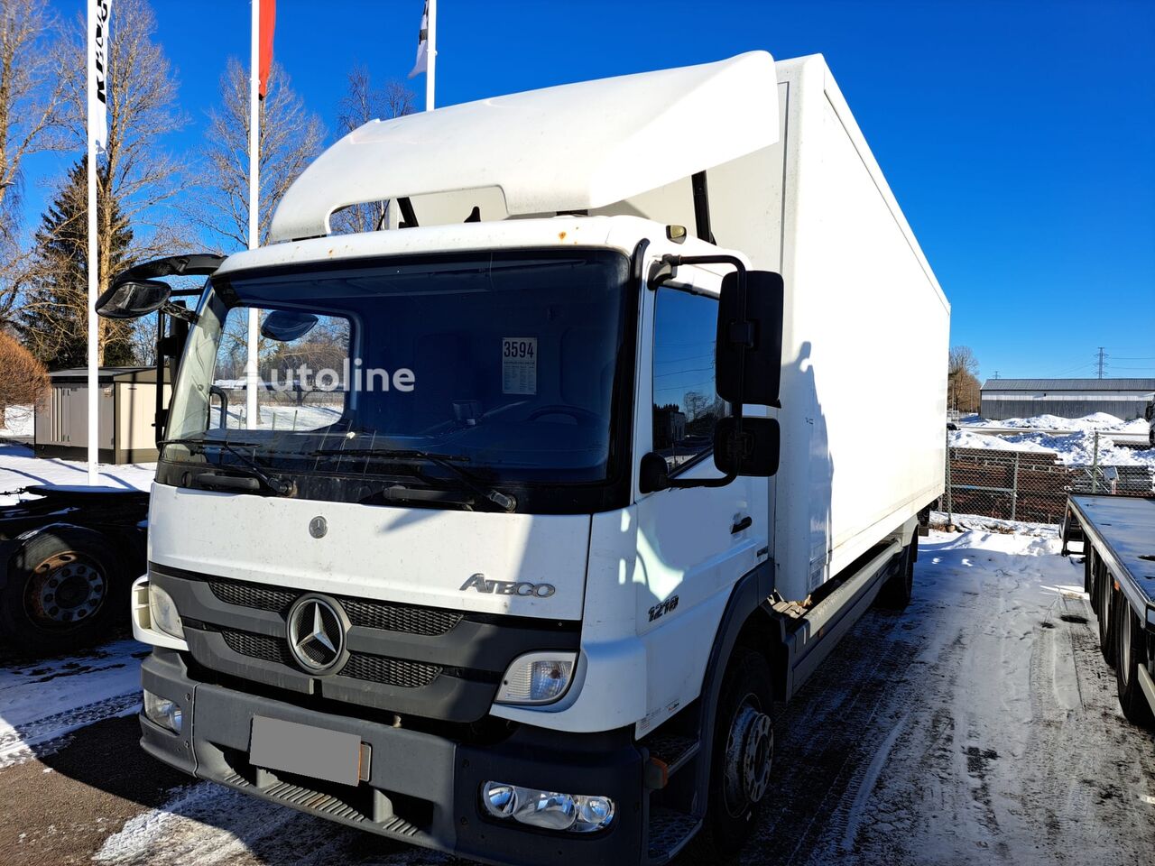 Mercedes-Benz Atego 1218 Euro 5 isothermal truck