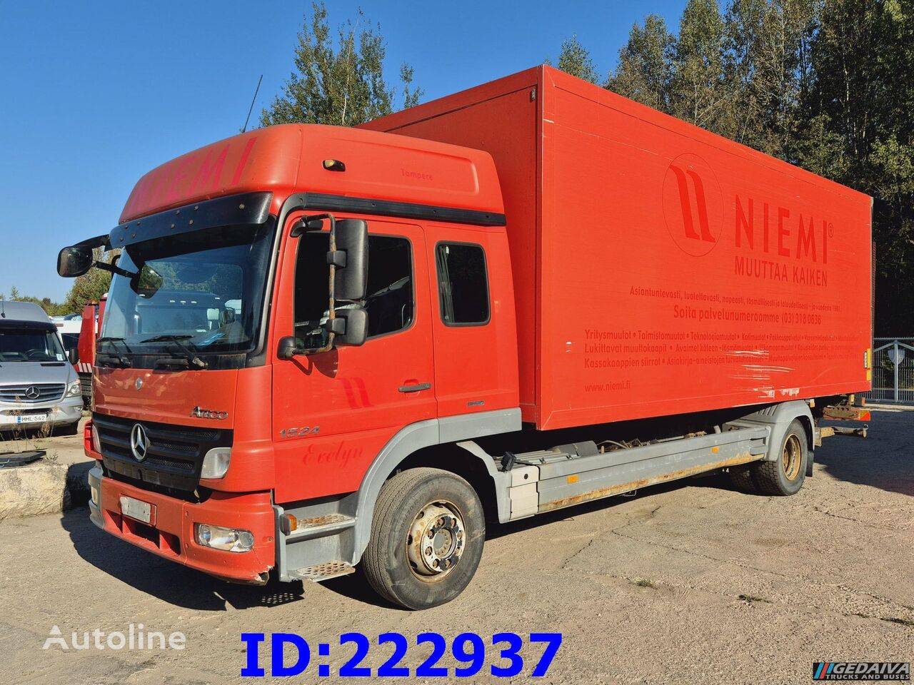 изотермический фургон Mercedes-Benz Atego 1524 Manual - 6 seat