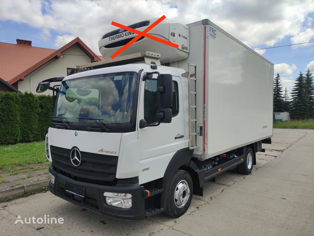 ισοθερμικό φορτηγό Mercedes-Benz Atego 816 izoterma