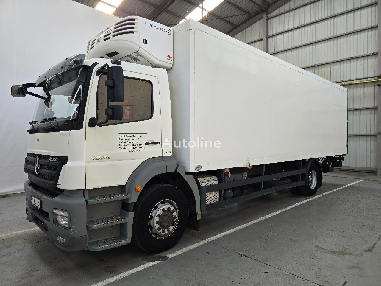 냉동 트럭 Mercedes-Benz Axor 1824 EURO 5 / AIRCO / THERMOKING TS - 600e / CARGOLIFT