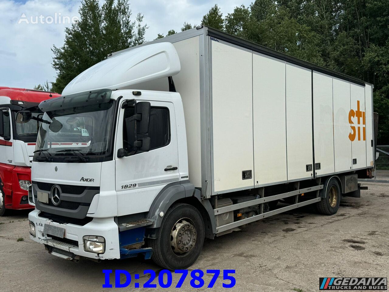 Mercedes-Benz Axor 1829 isothermal truck